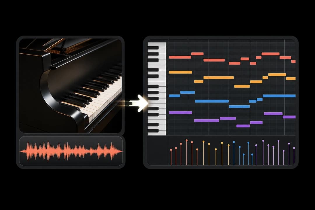钢琴音频转 MIDI